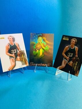 ☘️LARRY BIRD BASKETBALL CARD LOT (3) CARDS - BOSTON CELTICS